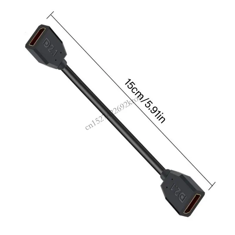 R9CB DisplayPort à DisplayPort 2.1 Adaptateur To Female Connector Support 16K