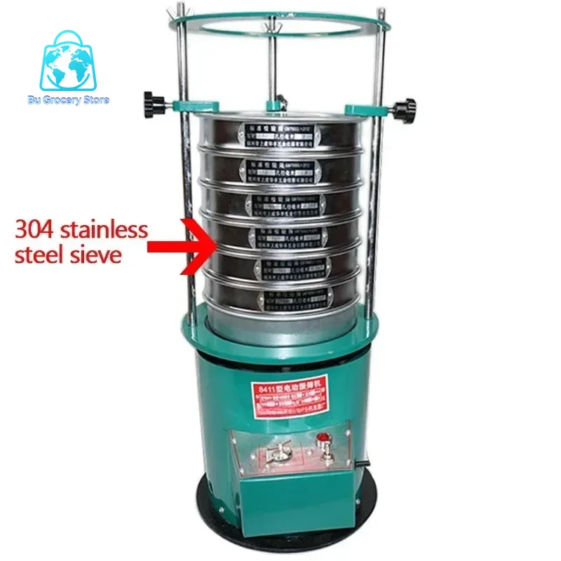 20CM Diameter 8411 Type Vibrating Screen Machine Electric Vibrating Screen Machine Sieving Shaker Machine