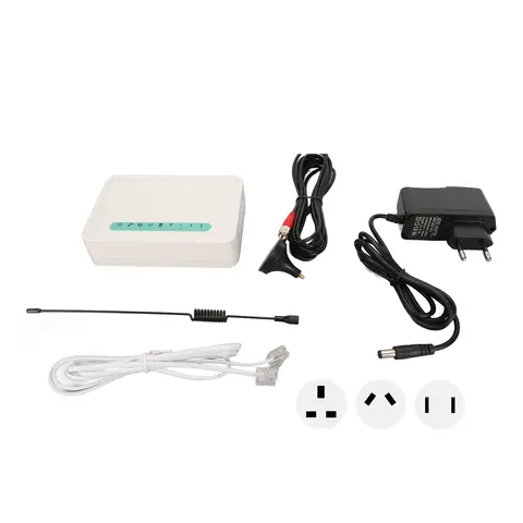 Fixed Wireless Terminal RJ11 Quad Band Antipodal Signal DTMF Auto IP Function Number Storage GSM Desktop Caller for Factory