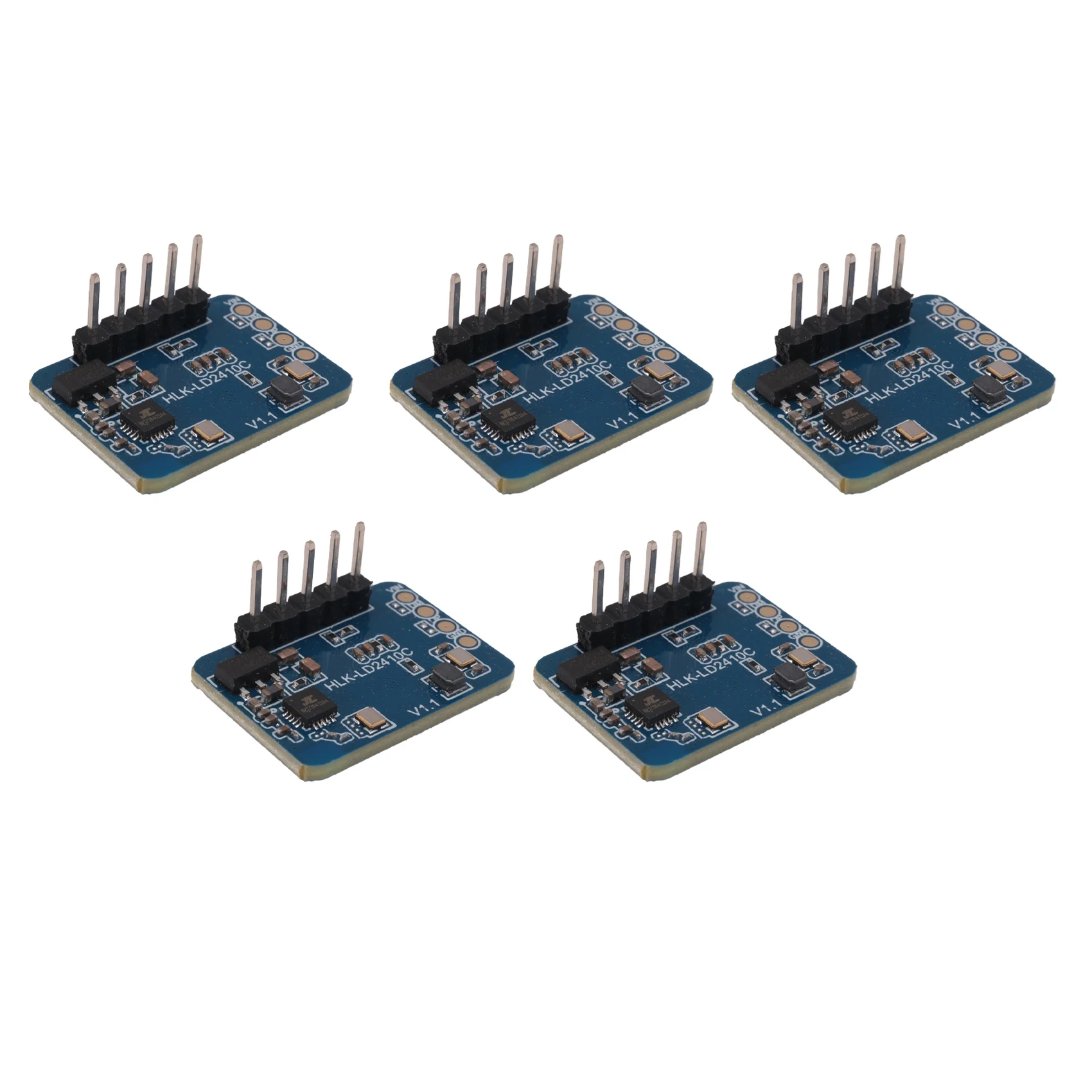 [N82R] 5 Pcs 24G mmWave HLK-LD2410C Human Presence Radar Sensor Motion Detection Module