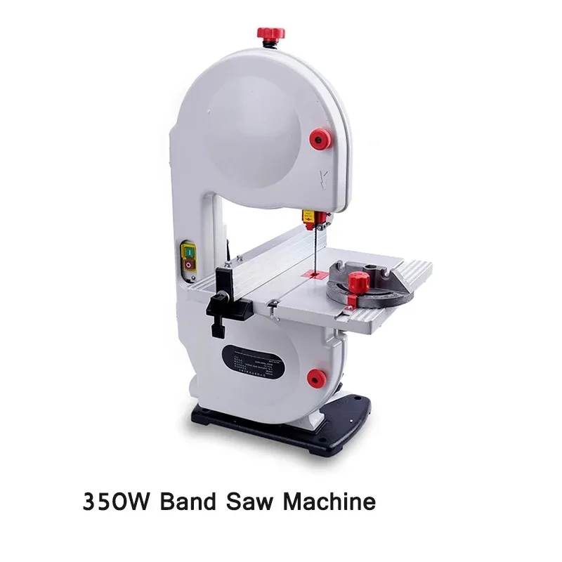 8 Inch Woodworking Desktop Band Saw Machine Small Multi-Function Jig Saw Small Sawing Machine Wire Saw Cutting Machine