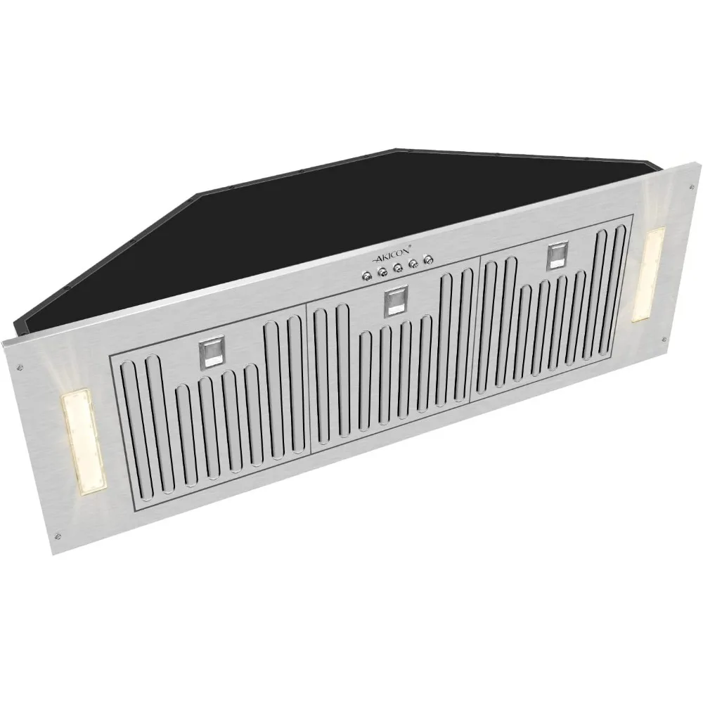 Range Hood Insert/Built-in 36 inch,Ultra Quiet Powerful Vent Hood with LED Lights, 3 Speeds 600 CFM, Stainless Steel