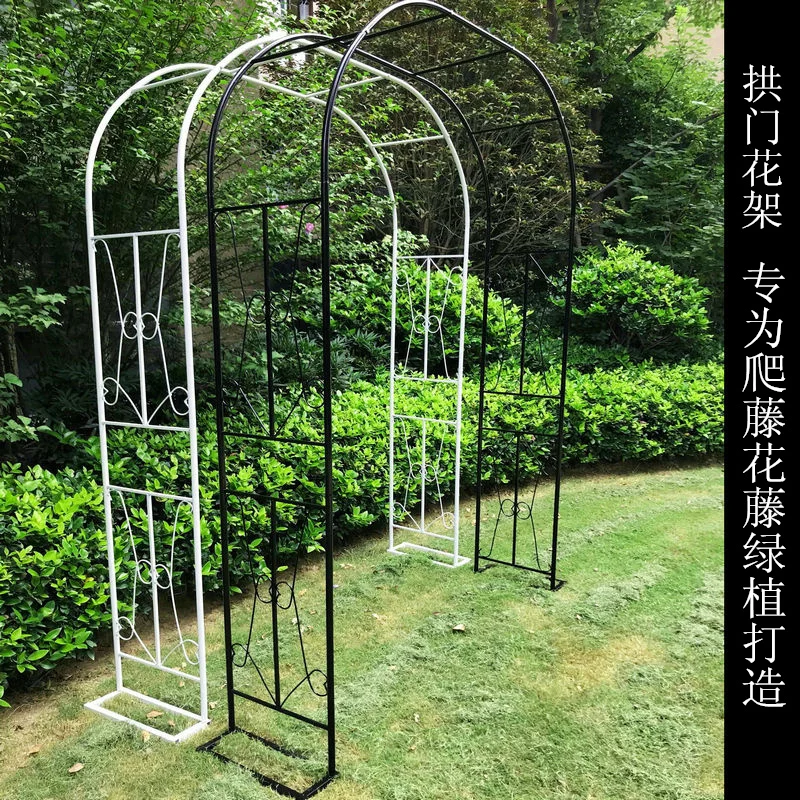 outdoor fresh wrought iron rose clematis outdoor climbing bracket garden grape pergola Flower stand climbing vine stand
