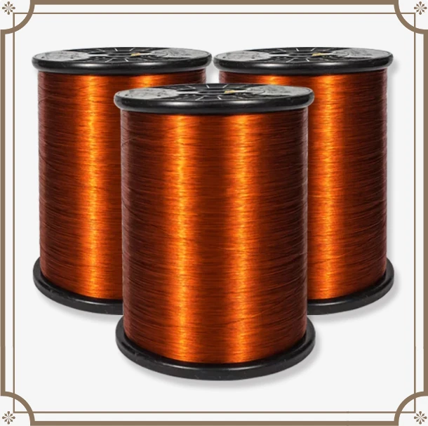220℃ High Temperature Enameled Copper Wire QZY+XY-2/220 For Motor Transformer Winding 1kg