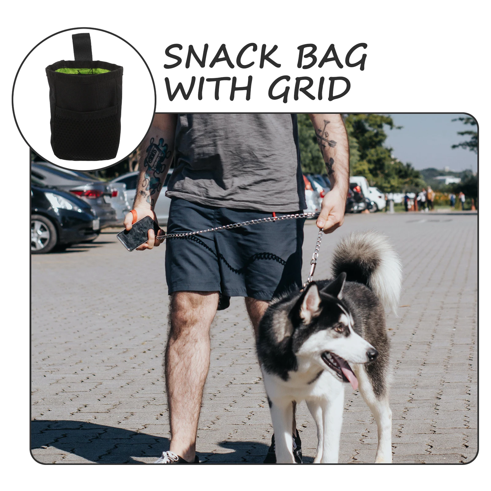 

Pet Treat Bag Durable Oxford Cloth Dog Training Waist Bag Outdoor Snack Storage Portable Dog Treat Pouch for Training Walks