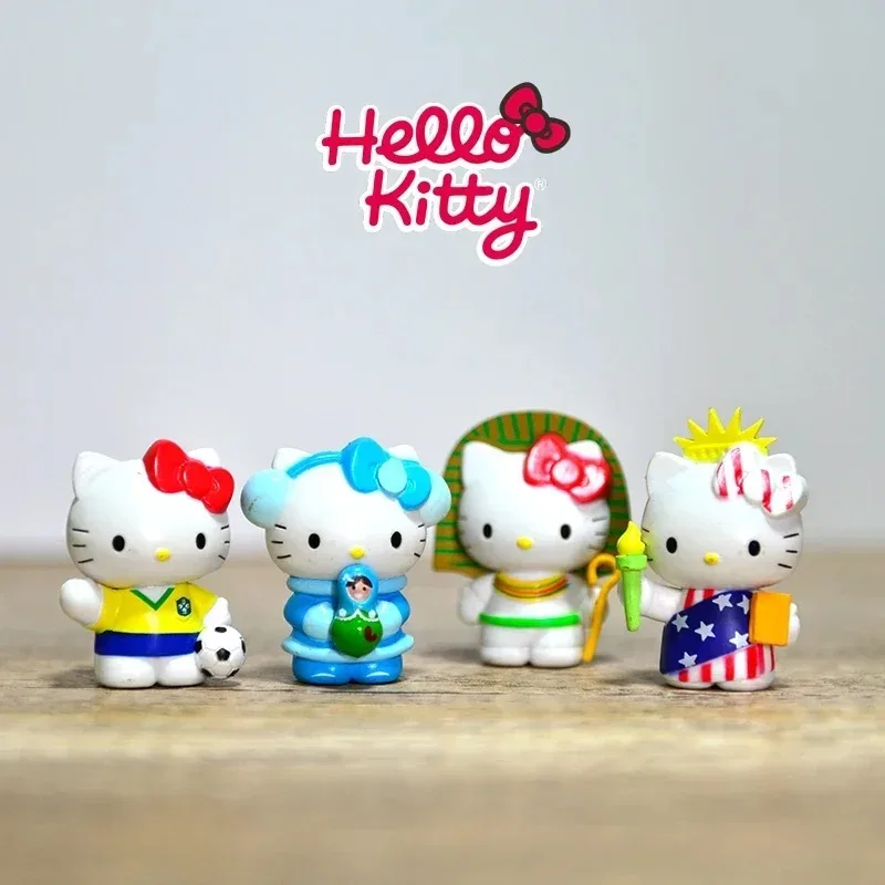 HellaeKitty Cute Doll Cosplay Toys Collection Travel Around The World Figures Table Ornament Kids Birthday Christmas Gift