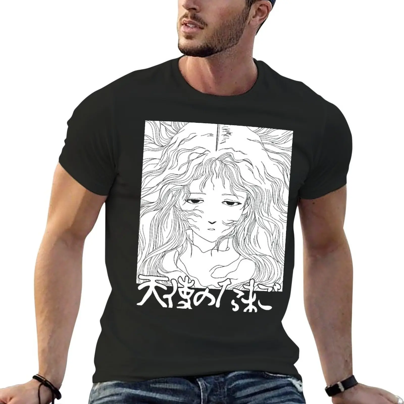

New ANGEL'S EGG T-Shirt Tee shirt blank t shirts plain t-shirt mens workout shirts
