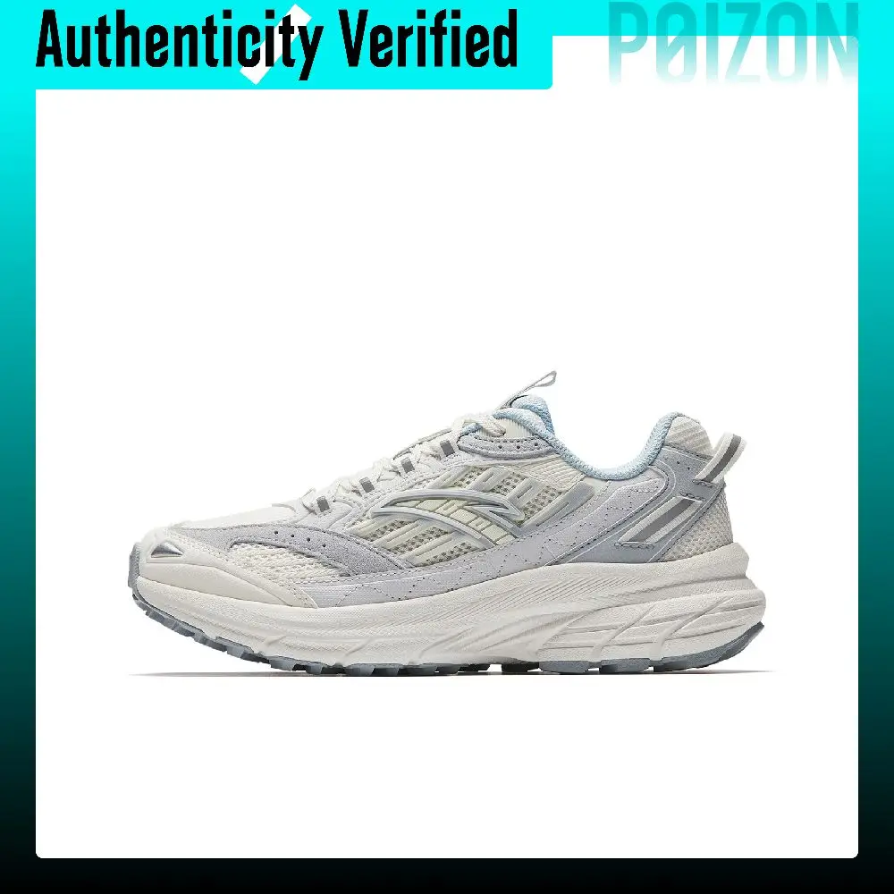 Anta AT957 Textile, Synthetic Leather Abrasion Resistant Breathable Low top EVA, Rubber Casual Running Shoes Women's 922535596-3