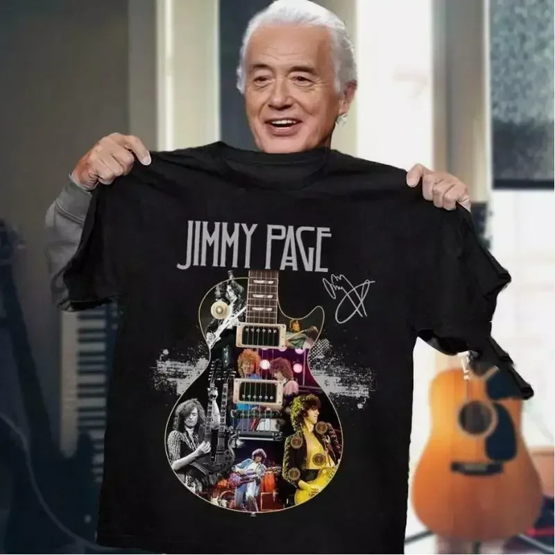 

Новая популярная футболка в стиле ретро Jimmy Page, размеры от S до 5X