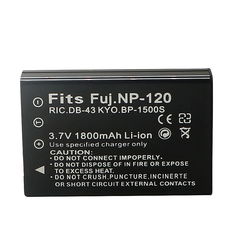 DB43 DB-40 DB-43 BJ-2 Battery for Ricoh Caplio 300G 400G wide G3 G4 G4 wide RR10 RR30 Fujifilm NP-60 Kodak KLIC-5000