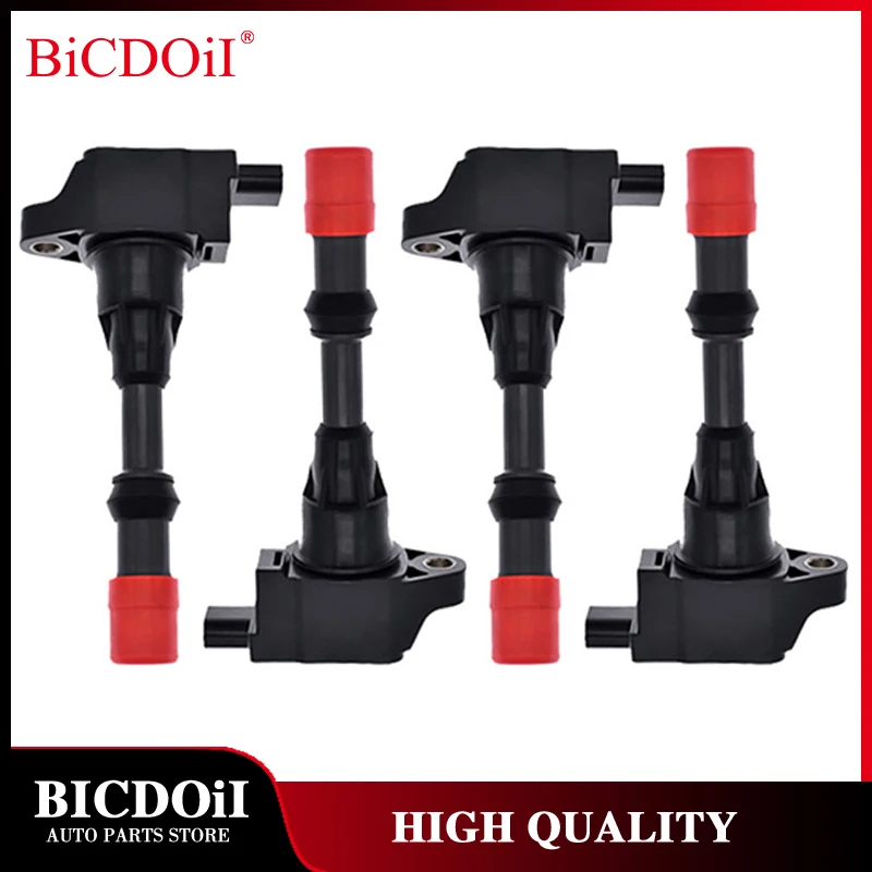 

1-4Pcs 30520-PWA-003 30521-PWA-003 Ignition Coil For Honda City Civic 7 8 VII VIII Jazz Fit 2 3 III 1.2 1.3 1.4 Hybrid UF373