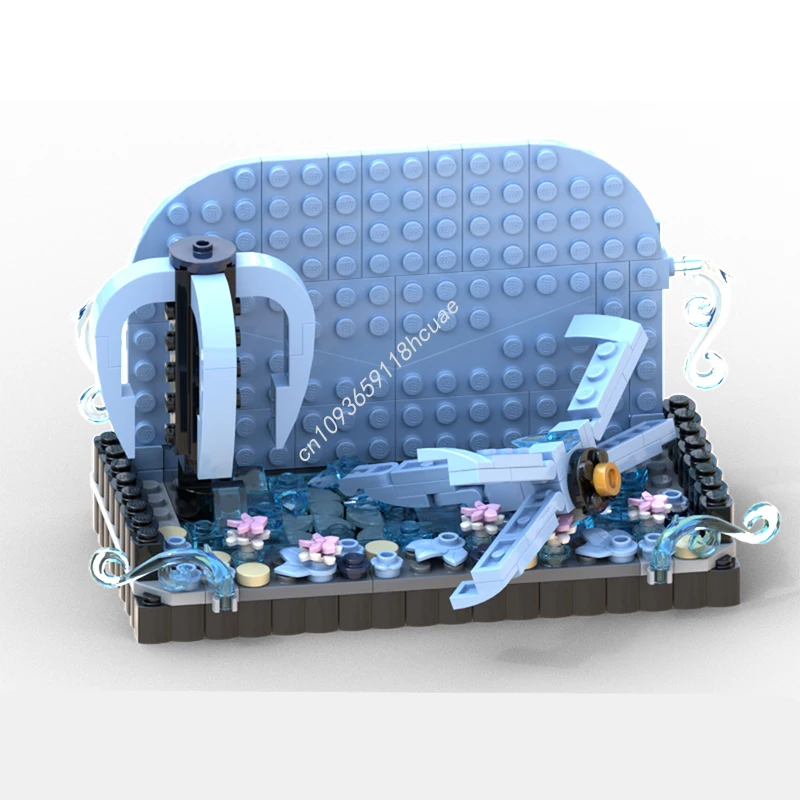 

264pcs MOC Crash Landing Star Battle Model Building blocks craft toys Education Modular Kids Birthday Assemble Christmas gifts