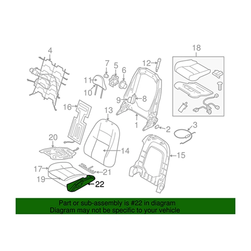 Left Drivers Side Seat Guard Trim Cover 39984346 For Volvo S40 MK2 V50 2004-2012 Car Seat Adjust Panel Outer Cover