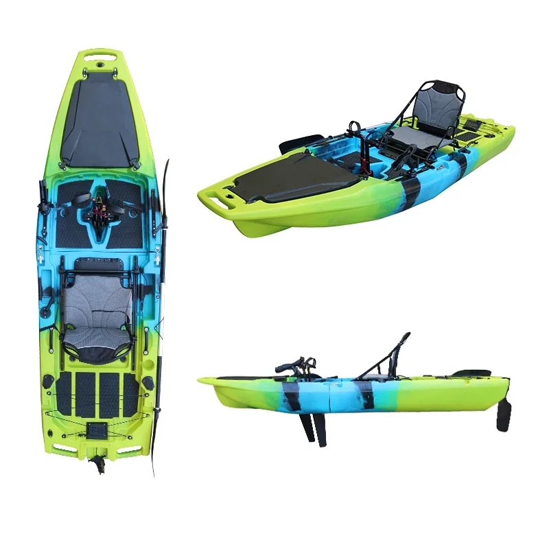 Modular 4.2m Kayak for 1 or 2 People Fishing Pedal & Trolling Motor CE Certified