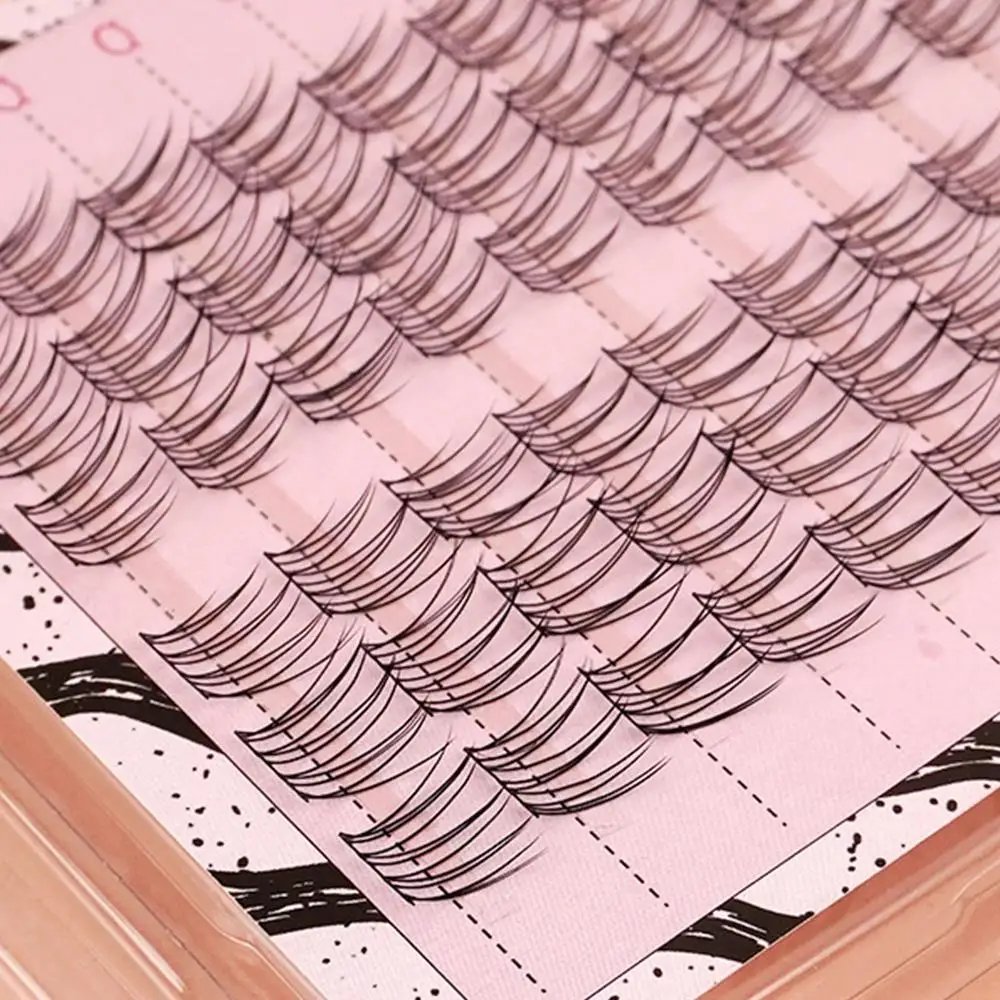 Extension de cils bricolage 60 grappes 10-12mm faux cils mélange de maquillage de cils greffage individuel grappes de cils accessoires de cils