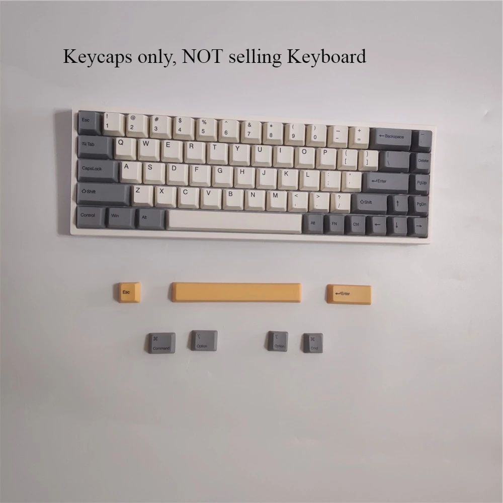 68 PBT Keycaps mx mechanical keyboard update accessory Cherry profile dye sub printings
