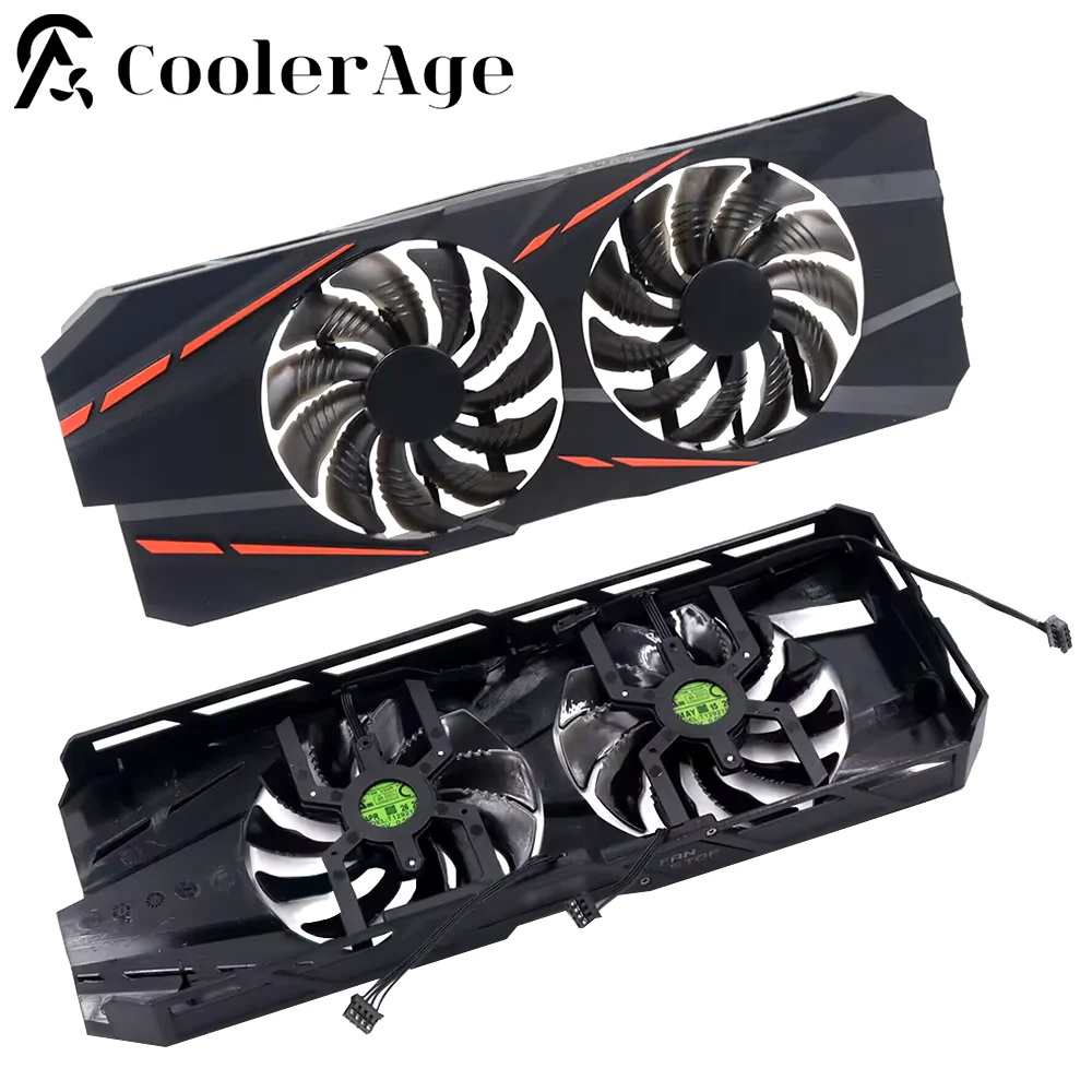 

For Gigabyte GTX 1060 G1 GAMING 6GD REV.2.0 Replacement Graphics Card Fan with Shell Case New Otiginal