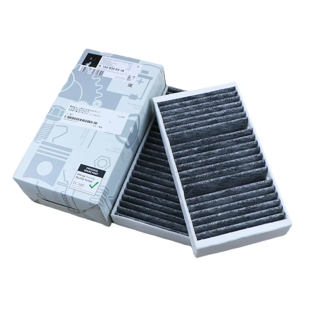 Cabin Filter A1668300318 for Mercedes GL-CLASS X166 2012-2019/M-CLASS W166 2011-2015 Model Car Built In Carbon Fiilter