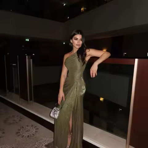 Spring Summer 2025 Female Fashion High Waist Party Dress Elegant Dress For Women Off Shoulder Sleeveless Chic Evening Dresses