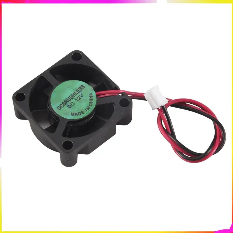 M04K 30Mm X 30Mm X 10Mm 2Pin DC 12V Sleeve Bearing 6000RPM Cooling Fan