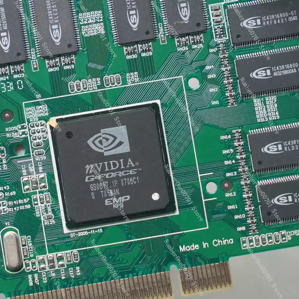 بطاقة رسومات التحكم الصناعي NVIDIA Geforce4 MX4000 128M PCI