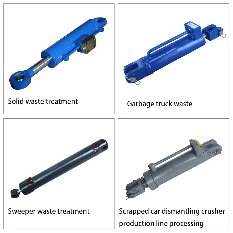 Hydraulic cylinder environmental protection equipment garbage intelligent sorting treatment equipment crusher