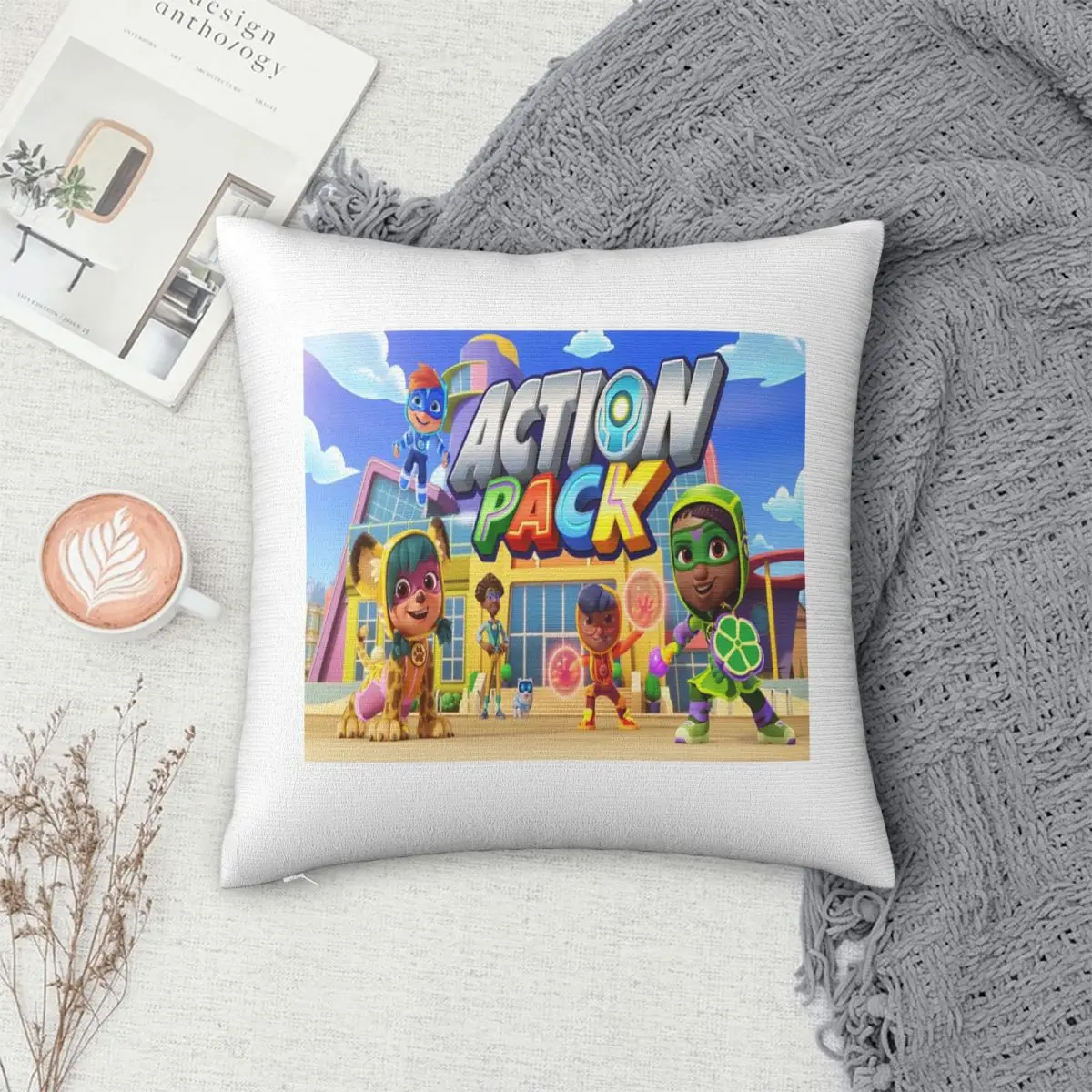 

Экшн-пакет, подарок для фанатов, экшн-пакет, квадратная наволочка на день рождения, наволочка, декор для подушки, удобная подушка для дома