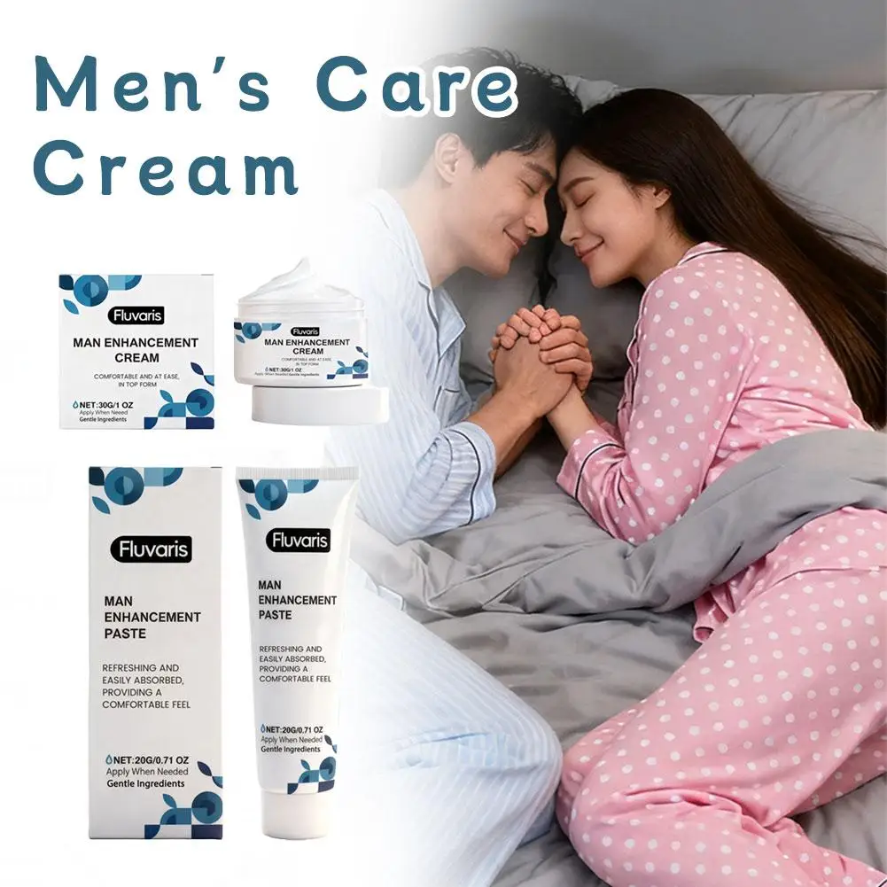 20/30g Men's Herbal Care Cream Male Body Vitality Gentle Comfortable Daily Nourishing Enhancement Cream Hydrating Moisturizer