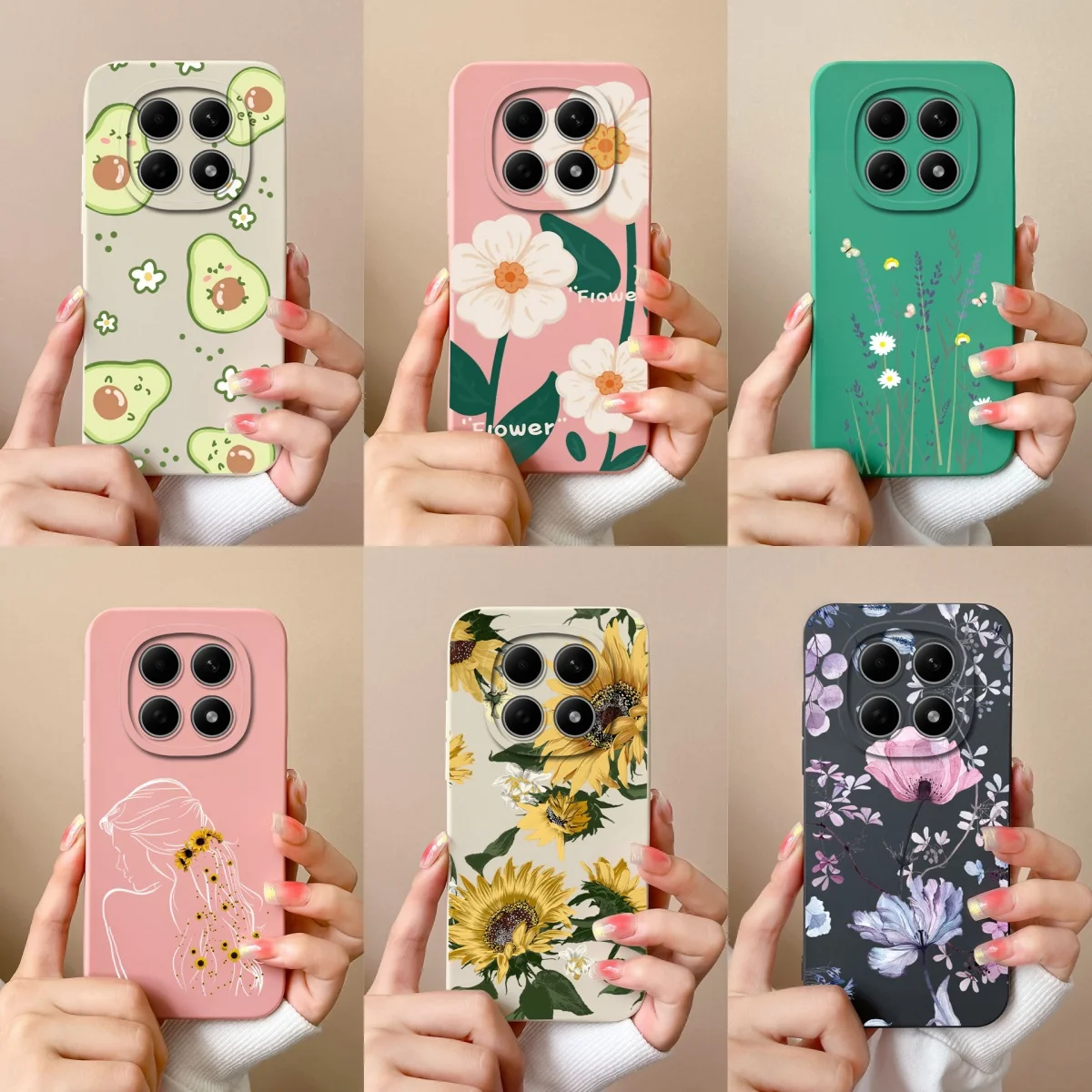 For Redmi Note 15 15 Pro 15 Pro Plus Case Oil Painting Girl Aesthetic Drop-Resistant Bumper For Redmi Note15Pro+ Coque Funda