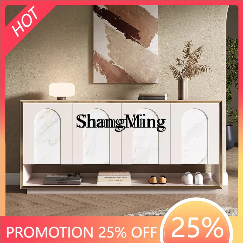 

FG good-looking modern simple living room entrance entrance locker dining room rock slab side cabinet