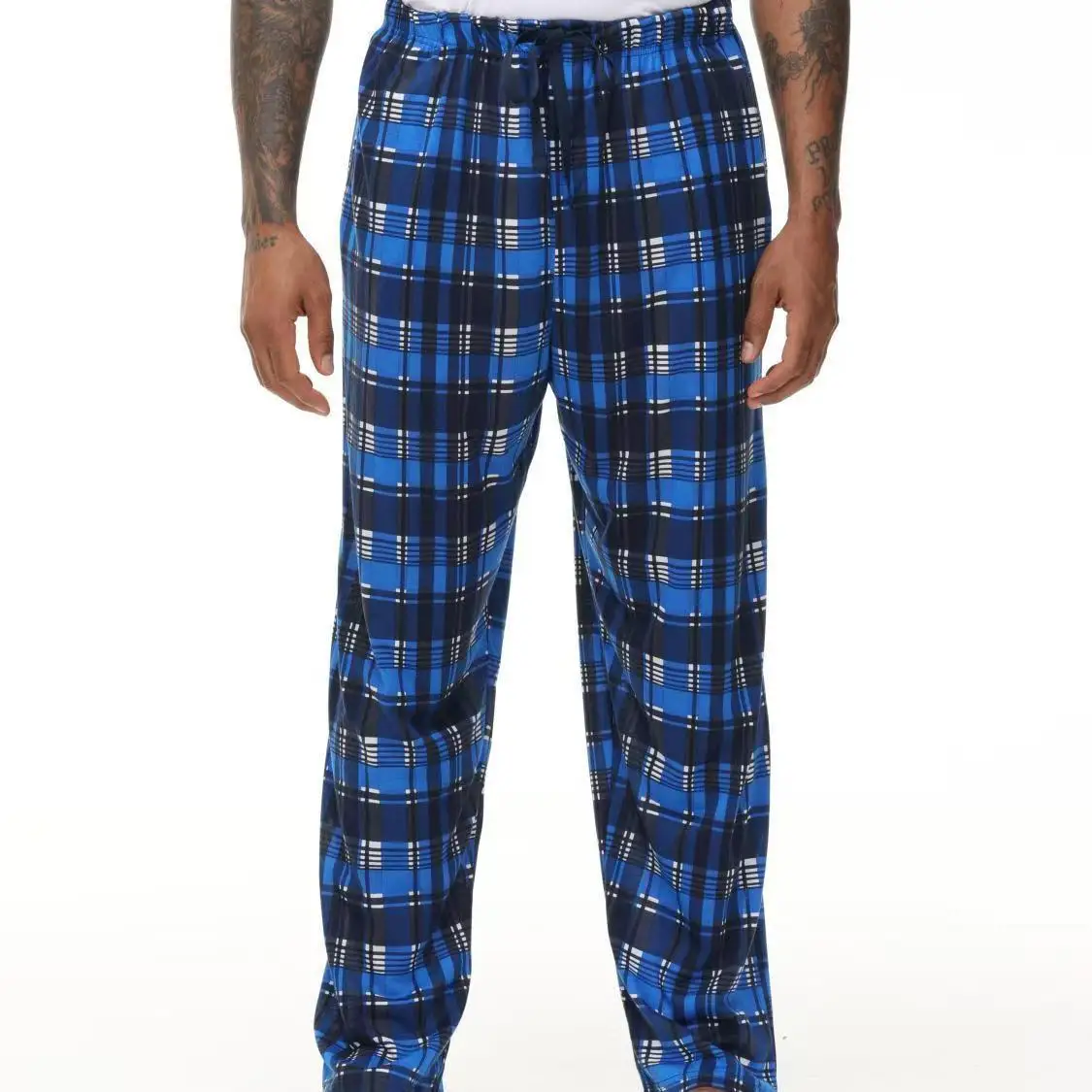 2025 New Stylish Men's Pajama Pants, Spring and Autumn Casual Solid Color Long Pants, Loose Straight-Leg Home Pants for Men, Suitable for Wearing Outside