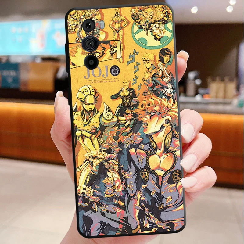 โจโจ้'s Bizarre Adventure JotaroJolyne สำหรับโมโตโรล่า Edge 50 40 Pro 60 50 40 30 Ultra Neo Fusion Moto G Play G Stylus G Power
