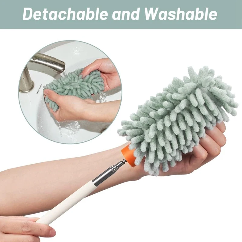 etractable anti-static dust brush Microfiber Dusterfor car cleaning can clean car dust & interior windshield cleaning tool