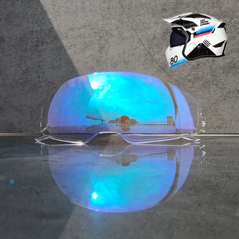 

ORZ-163 1-piece half face motorcycle face mask, helmet face mask, glasses replacement, lens