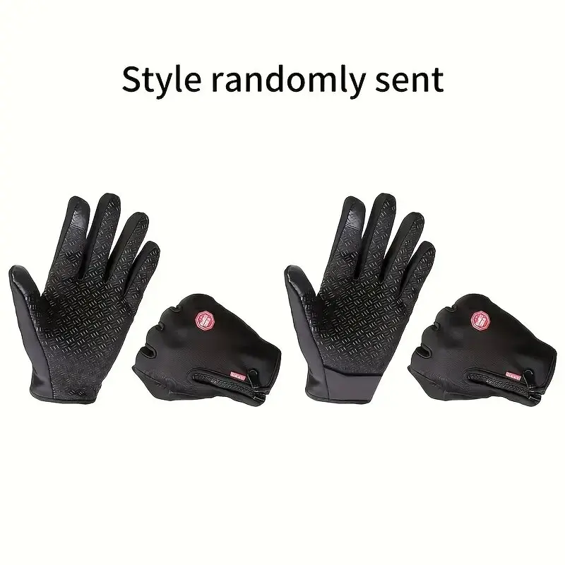 Warm Anti-slip Cycling Gloves for Men And Women Touch Screen Compatible Autumn Winter Outdoor Sports Skiing Fishing Gloves