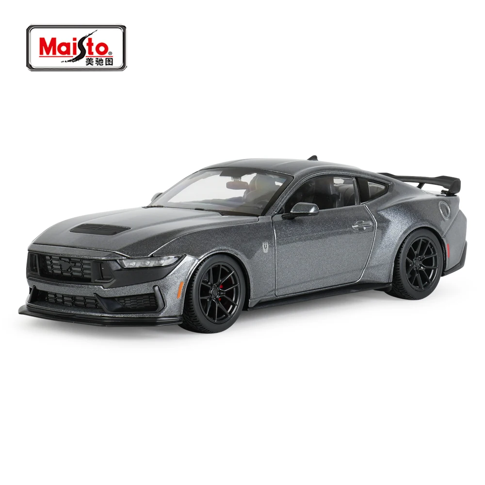 Maisto 1:24 2024 Mustang DarkHorse Sports Car Static Die Cast Vehicles Collectible Model Car Toys