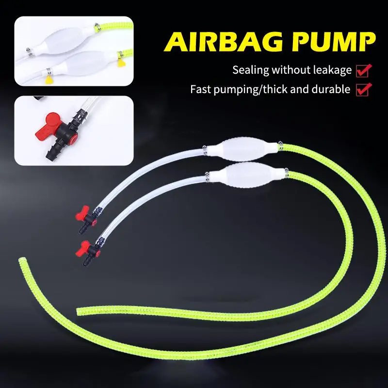 

Manual Oil Pump Portable Air Bag Equipped Oil Suction Pipe for Car Garage Fast Liquid Transfer Lightweight and Durable