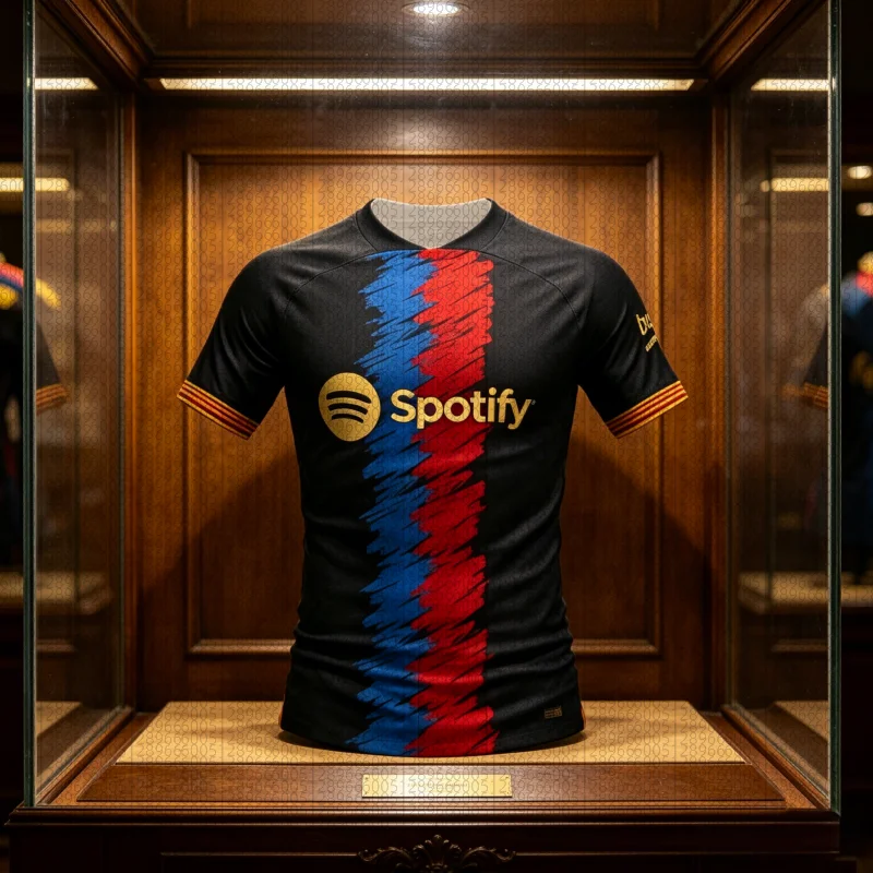 Sommer-Fußballtrikot der Barcelona Special Edition für Herren und Damen, bequem, atmungsaktiv, schnell trocknend, Trainings-T-Shirts für Eltern und Kinder – Detail 2
