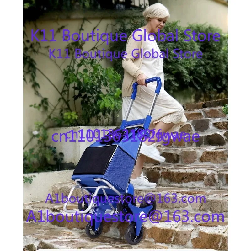 Electric Climbing Machine Shopping Cart Foldable Silent The Elderly Portable Small Hand Cart