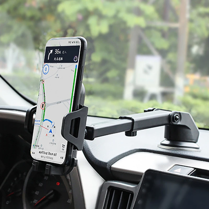 Multifunctional Car Phone Holder Universal Vehicle Dashboard Windshield Air Vent Mount Sucker Phone GPS Holder Telephone Support