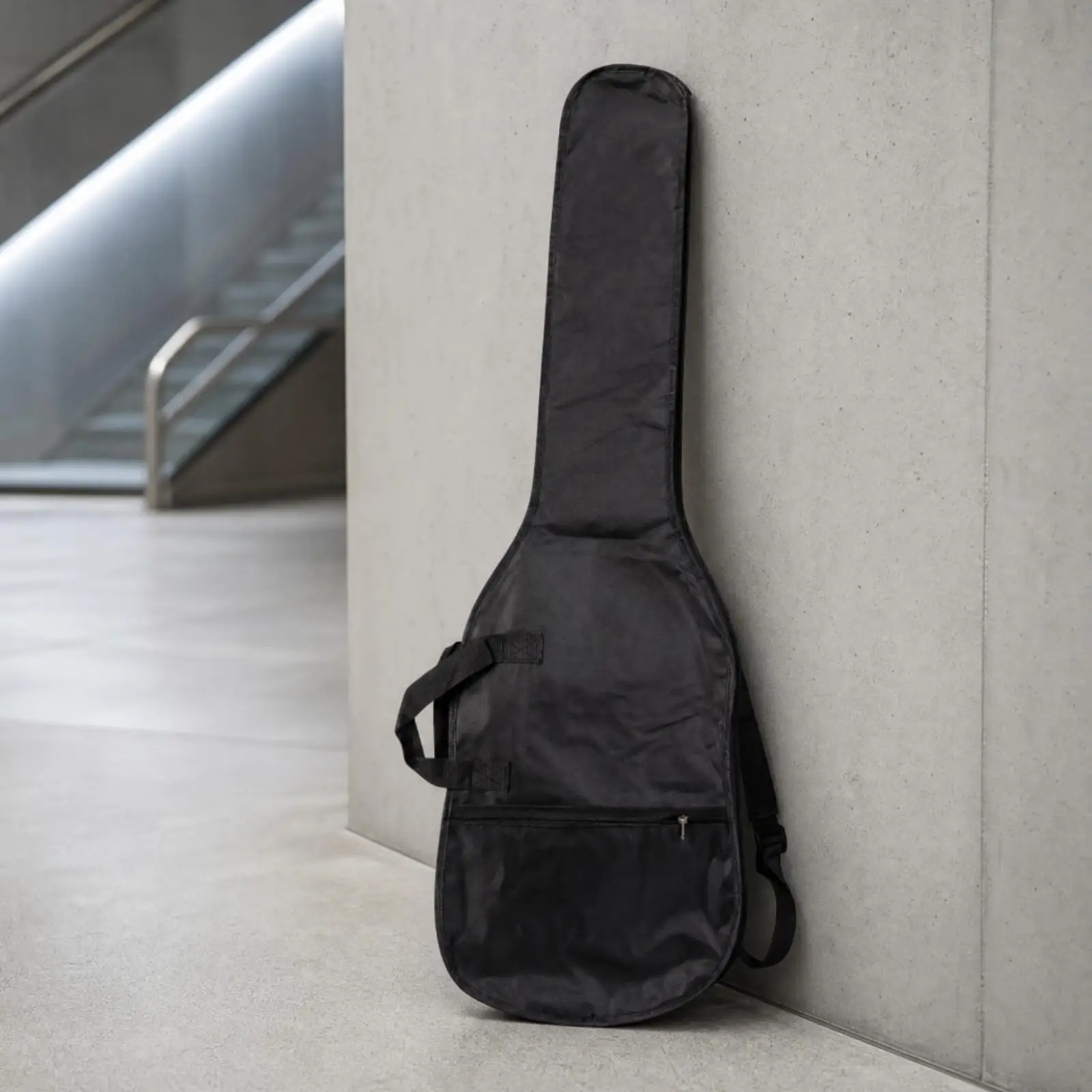 Electric Bass Guitar Backpack Case Shielded Oxford Cloth Bass Guitar Case Waterproof for Artists, Music Students, Rehearsals,