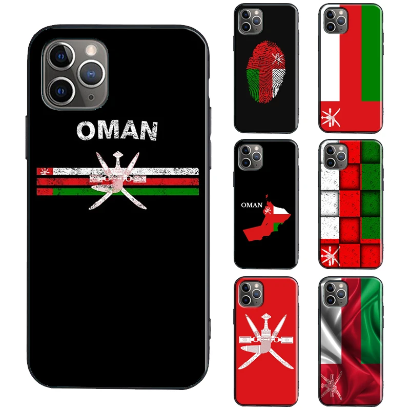 Oman Flag TPU Case For iPhone XR X XS Max Plus 13 Pro 12 mini 11 14 15 16 Pro Max Coque Capa