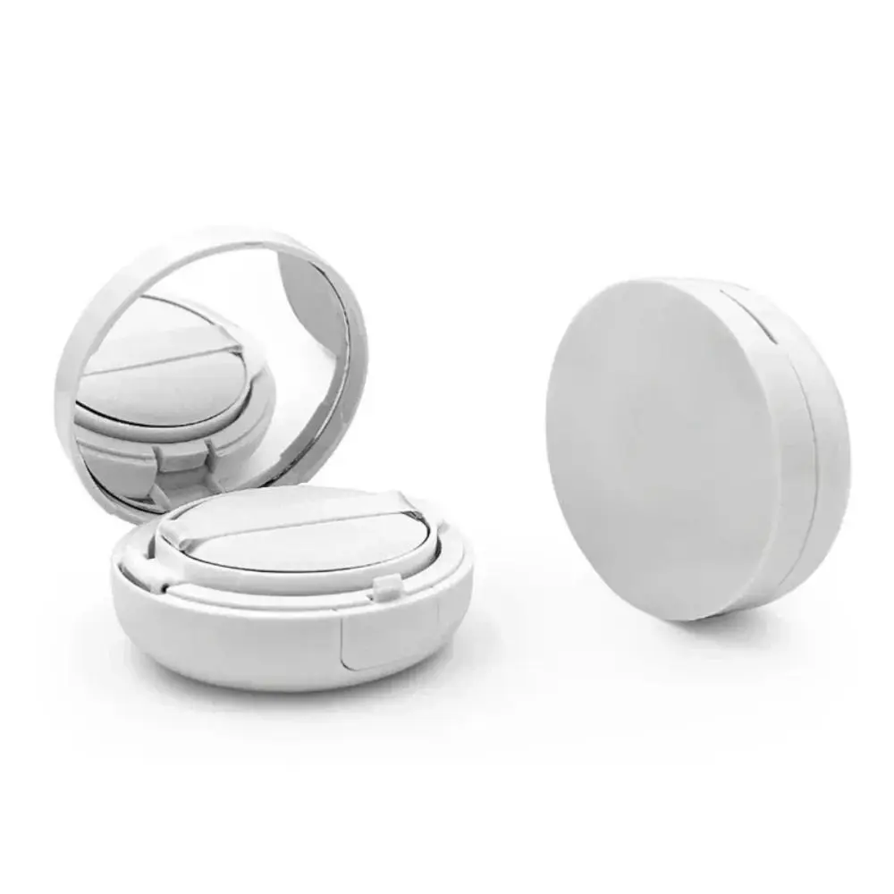 Draagbare Plastic Lege Luchtkussen Bladerdeeg Doos Hervulbare Witte Cosmetische Organizer BB Cream Case Dagelijks