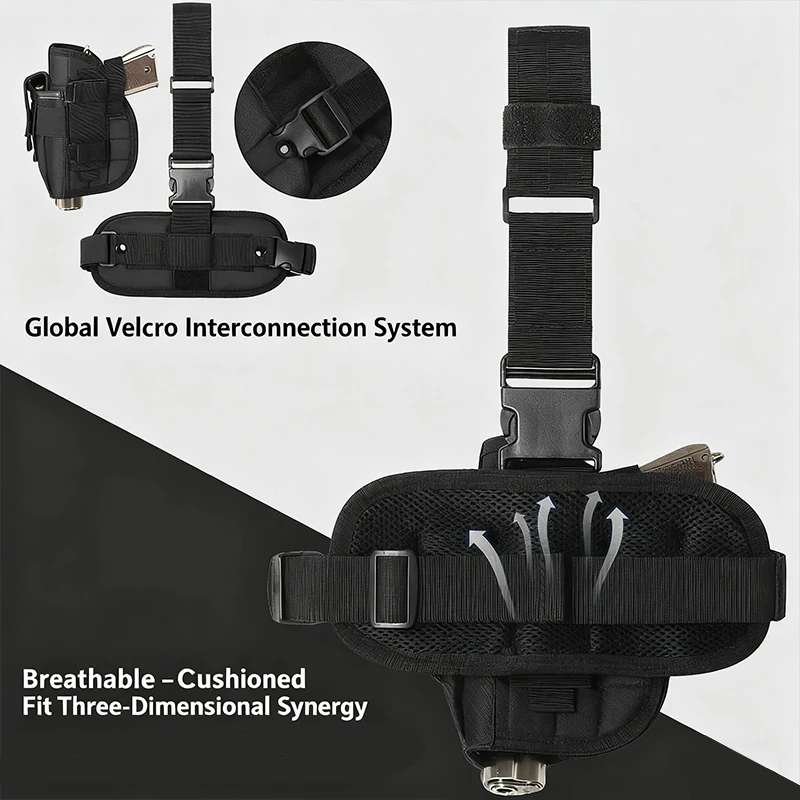 

Universal Pistol Quick-Draw Holster Waist Tactical Holster for 1911 G17 M92 64PPK 654K Ergonomic Design military Extreme Terrain