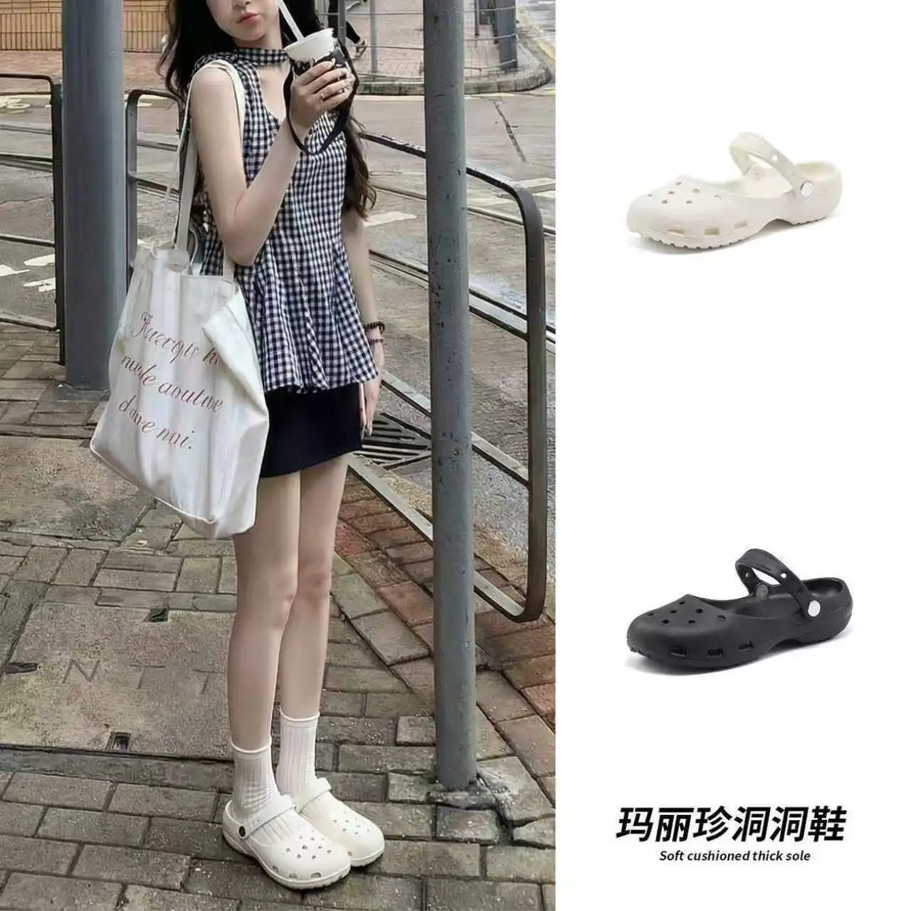 Mary Jane Shoes for Women, Soft Ballet Flats Slip On Ankle Boots, Casual Ladies Beach Shoes Home Slippers Daily Wear Footwear