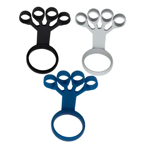 1-3pcs Silicone Grip Finger Exerciser Hand Grip Resistance Wrist Stretcher Five Finger Expander Rehabilitation To Relieve Pain