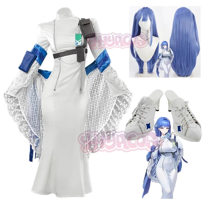 

Arcana Costume NIKKE The Goddess of Victory Cosplay Sexy Dress Full Sets Halloween Party Outfits for Women Wig Shoe dl;1