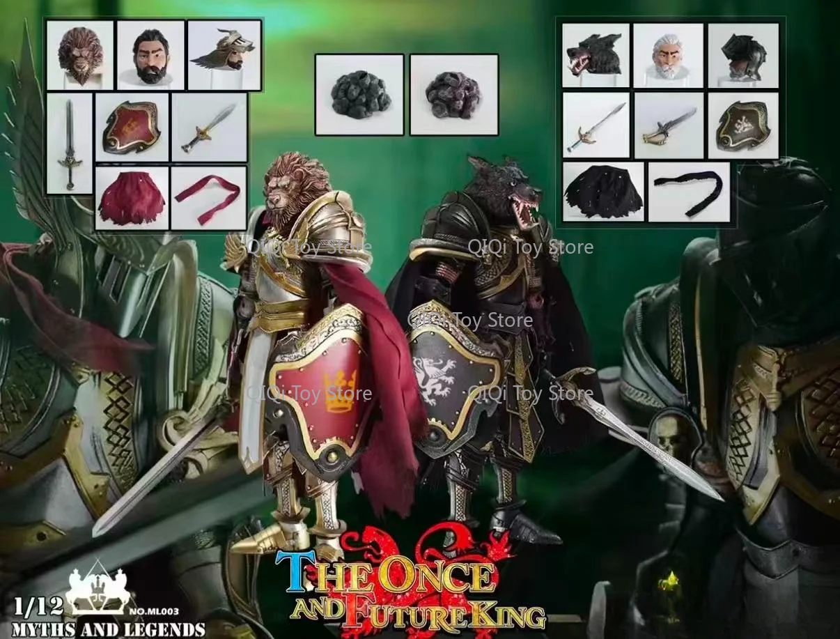 

in stock 1/12 Myths and Legends ML003 Double Set King Arthur, Werewolf Knight