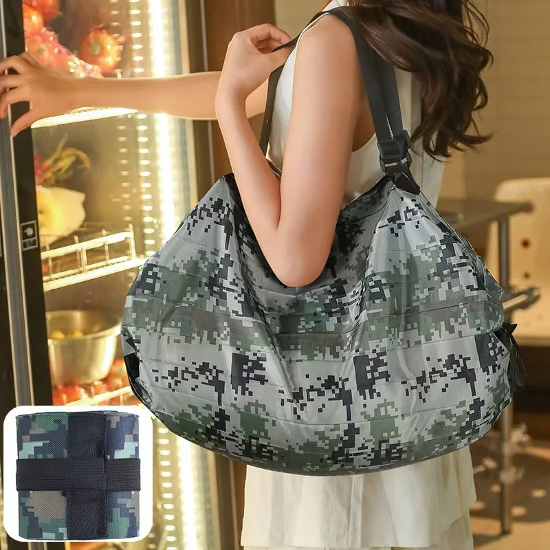 

Environmentally friendly shoppinglarge capacity supermarket storage travel handbag export vegetable bag ultra-light portable