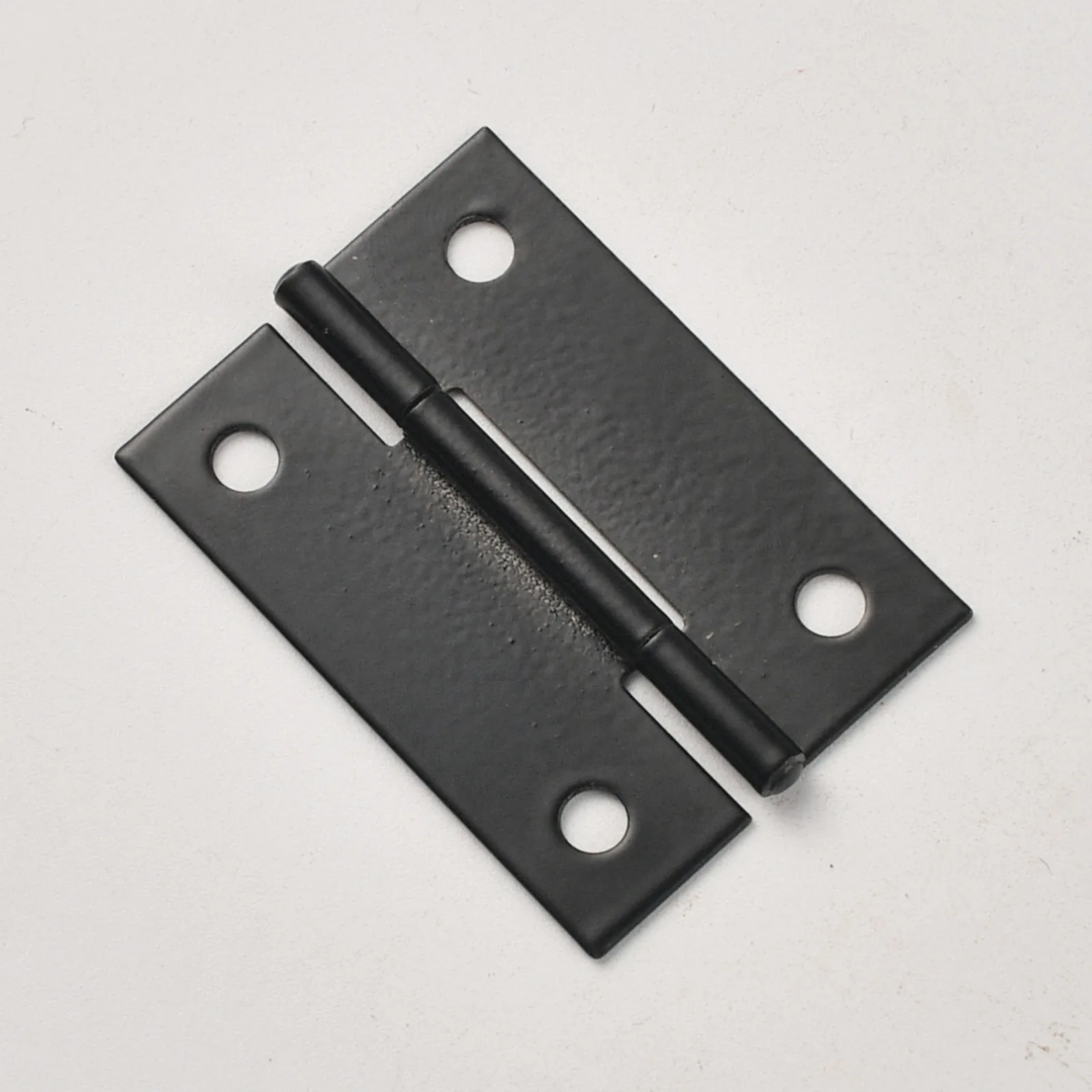 Right Angle Square Hinge Antique Spray Painted Black Iron Vintage Flat 45*31mm